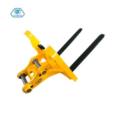 China Forking Trusses Lift Forks For 12ton Excavator Attachments for sale