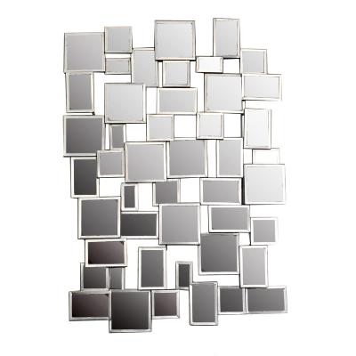 China Modern Home Decor Rectangle Wall Mirror Modern Style Frameless Glass Mirror Frame Wall Mirrors Decorative Custom Size for sale