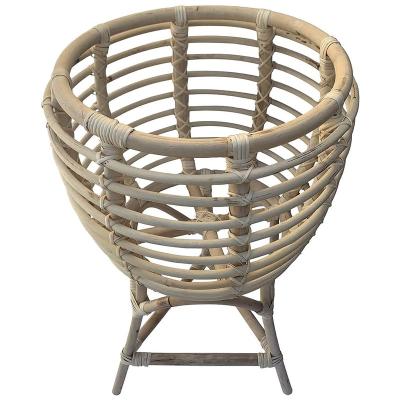 China Amazon Traditional Hot Sale Rattan Plant Stand Large Natural Indoor Planter Boho Plant Pot With Legs for sale