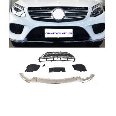 China Hot Selling Facelift Body Parts Car Front Bumper License Plate Body Accessories For Benz GLE Class W292 2015-2018 2928852300 2928852400 2928852200 for sale