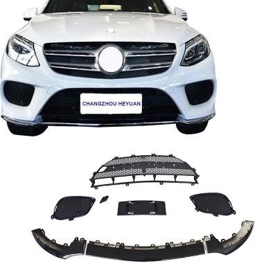 China Facelift Body Parts Car Accessories Front Bumper With Lower Grill For Benz GLE Class W292 2015-2018 2928850300 2928850400 2928855822 for sale