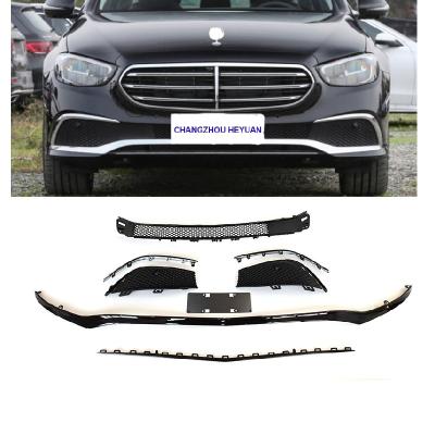 China High Quality Facelift Body Parts Car Front Bumper Lip Grill For Benz E Class W213 2016+ 2138850300 2138850174 2138850274 2138857000 for sale