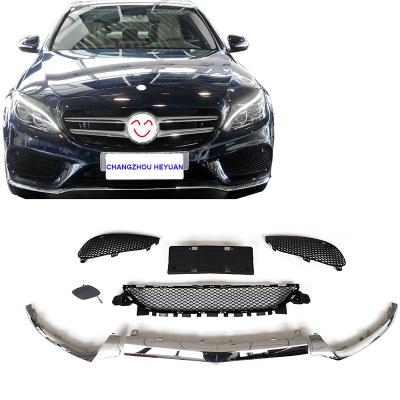 China Plastic Facelift Auto Grill Body Bumper Accessories For Benz C Class W205 2015-2018 2058851374 2058851474 2058851574 for sale