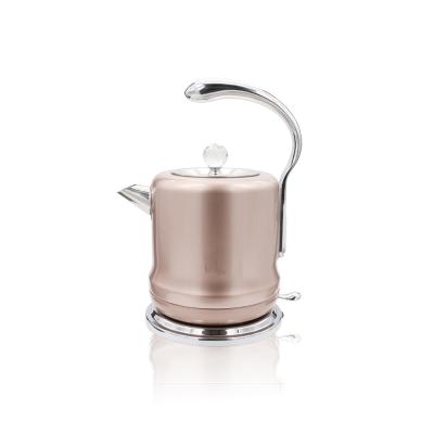 China Retro 360 Degree Rotation Base Home Appliance Stainless Steel Portable Small Capacity Electric Kettle for sale