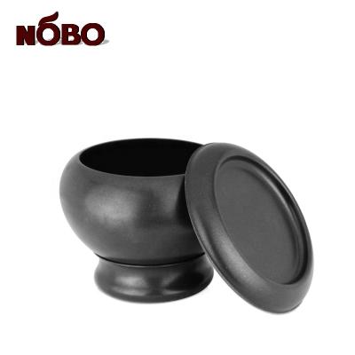 China Sustainable Buddhist Temple Japanese Food Bowl Metal Offering Carrying Monk Bowl With Color Printed for sale