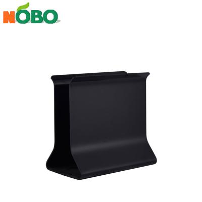 China Bulk sale contemporary commercial custom black iron tissue box restaurant metal napkin holder for table for sale