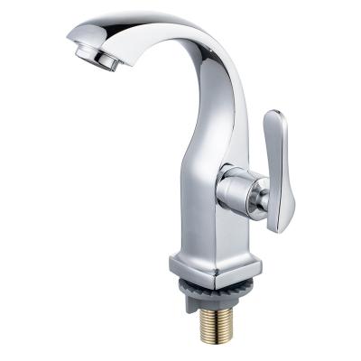 China Tengbo Faucets TB-2406 Metered Basin Faucet For Bathroom Zinc Body Zinc Handle Basin Faucet Deck Mounted for sale