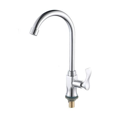 China TB-6005 Faucets Zinc Handle Thermostatic Single Cold Water Deck Mounted Faucet Faucet For Kitchen Sink Basin for sale