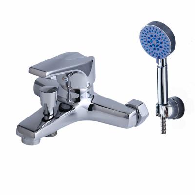 China Without Slide Bar Brass Wall Mounted Single Handle Shower Bath Mixer Tap MJ553 Tengbo for sale