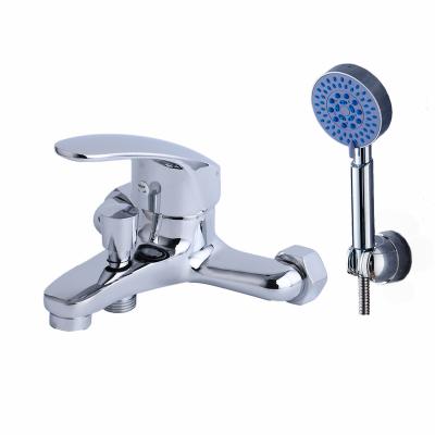 China YL512 Tengbo Slide Bar Brass Free In The Wall Bathroom Mixer Tap With Shower for sale