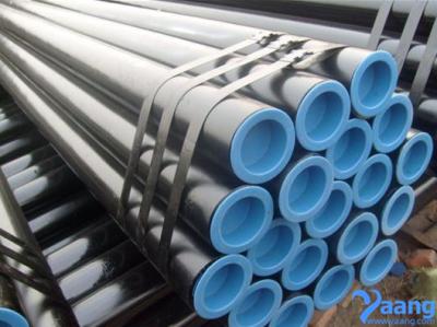 China GR.B API 5L ASTM A106 SMLS CS Pipes Black Painting for sale