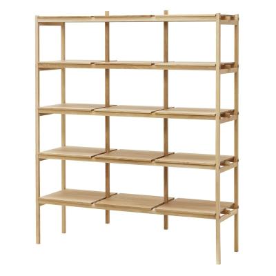 China New Style Modern Wholesale Price Factory Cheap Particleboard Bookshelf Book Shelves Exhibition Shelf for sale