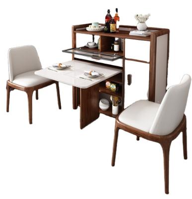 China Expandable hot selling complete set dining table and multi-functional storage cabinet for sale