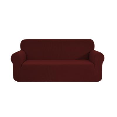 China Knitting Stretch Sofa Slipcover Modern Jacquard Loveseat Sofa Cover 2 Seat Sofa Cover Couch Cover for sale