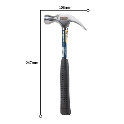 China Nail Hammer Grocery Tools DL5025 DIY Tools High Carbon Steel Claw Hammer for sale