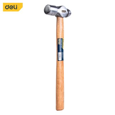 China Grocery Tools DL5145 Low Price Mini Stainless Steel Wooden Handle Tool Ball Pein Wood Engineers Hammer for sale