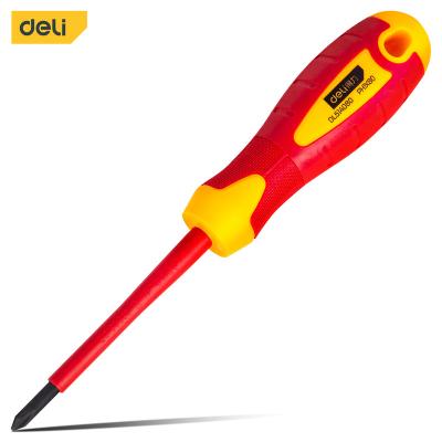 China Attaching GROCERY TOOLS DL514080 1*80mm 1000v Insulated Phillips Screwdriver for sale