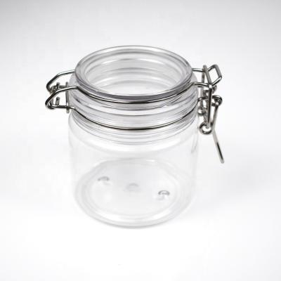 China Food grade 200ml food grade 7 oz empty wire bullet plastic airtight jar on sale for sale