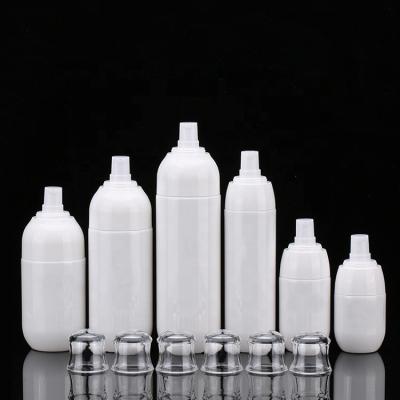 China Personal care PETG 30-180ml sunblock oil bottle wholesale cosmetic water bottle with mist sprayer for sale