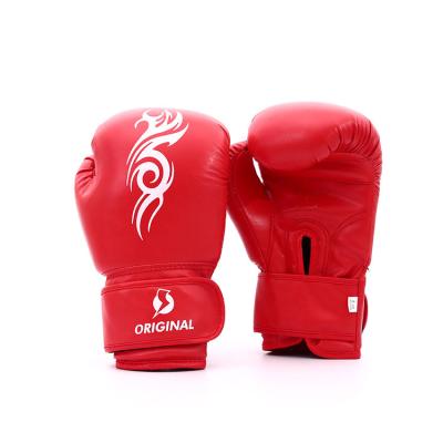 China Wholesale 8oz 10oz 12oz 14oz 16oz Comfortable Custom Logo Adults PU Leather Black Boxing Gloves For Training for sale