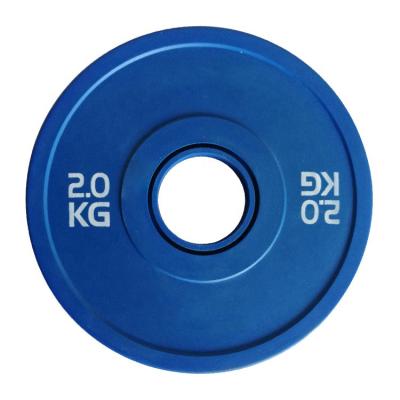 China Durable Hot Sales Colored Weight Plates Fitness Gym Gym Dish Barbell for sale