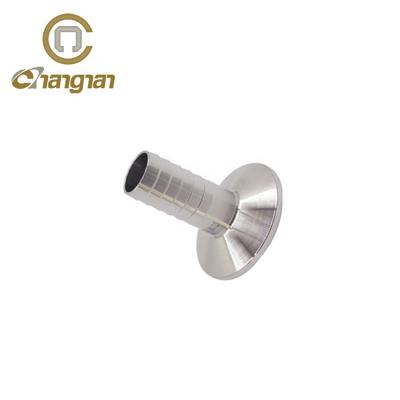 China For Food Industry Sanitary 316L Stainless Steel Flange Ferrule With Height 12.7mm for sale