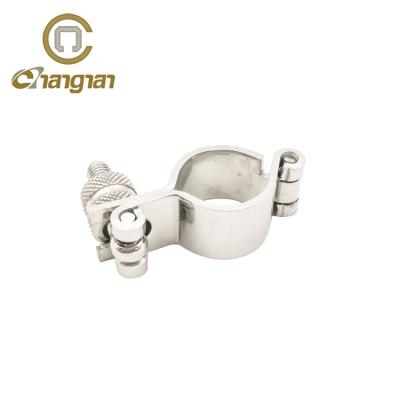 China food & Beverage factory stainless steel sanitary pipe fitting holder ss304 pipe hanger for tube for sale