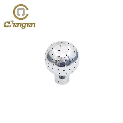 China Used For Sanitary Tank And Pipe Pressure Release Mirror Tank Cleaning 304 Stainless Steel 0.5 Inch Welding Fixed Cleaning Ball for sale