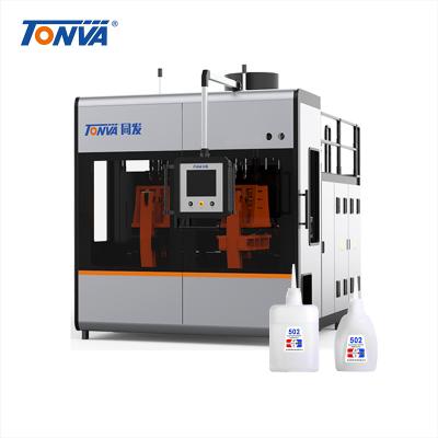 China Plastic Chemical Bottle Small Blow Molding Machine For Glue Bottles for sale