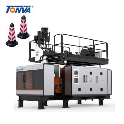 China Plastic Traffic Cone TONVA Plastic Traffic Cone Making Extrusion Blow Molding Machine CE for sale