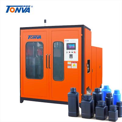 China Plastic Bottle 1L Small Bottle Extrusion Blow Molding Machine For Plastic Light Resistant Bottles for sale