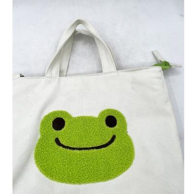 China Logo Printing Blank Canvas Tote Custom Reusable Bags Advertising Portable Cotton Canvas Shopping Bag for sale