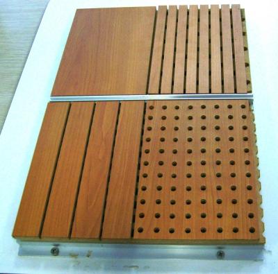 China Sound Absorption Perforated MDF Soundproof Wooden Acoustic Panels for sale