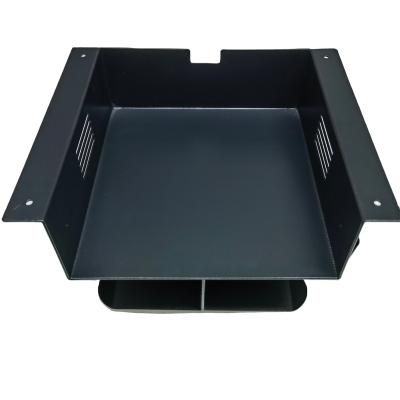 China Home Office Desk Onder Desk CPU Mount Met Koptelefoon Hanger Steel Computer Mount Te koop