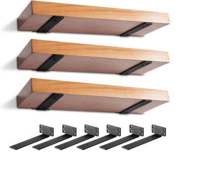 China 6 inch Heavy Duty Steel Shelf Brackets L-Shaped Wall Shelf Brackets Thickness 0.1-5mm for sale