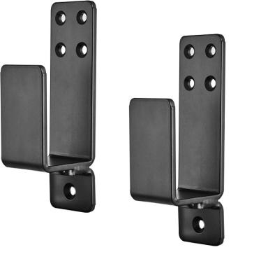 China 2x4 Bar Brackets for Door Reinforcement 2 Pack Drop Open Bar Holder Fit 2x4 Boards for sale