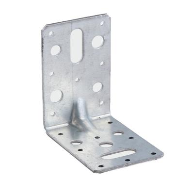 China Nonstandard Galvanized Steel Angle Corner Bracket 90 Degree Wall Mounting Bracket for sale