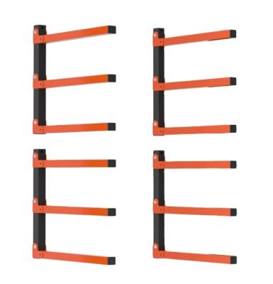 China Overhead Garage Storage Rack 17*1*15 inch Steel Wood Storage Rack for Indoor Garage for sale