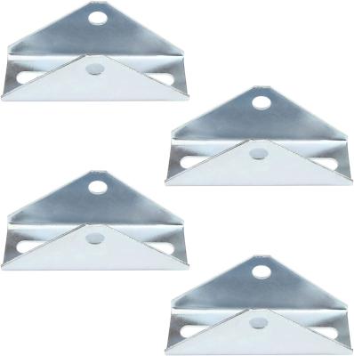 China Adjustable Carbon Steel Plating Roof Rack Mounting Brackets for Heavy Duty Roof Panels for sale