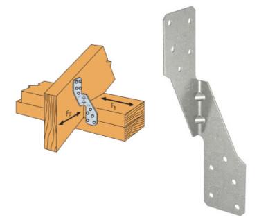 China Hot-Dipped Galvanized Wood Construction Rafter Tie Hurricane Tie Brackets for Wooden Beams for sale