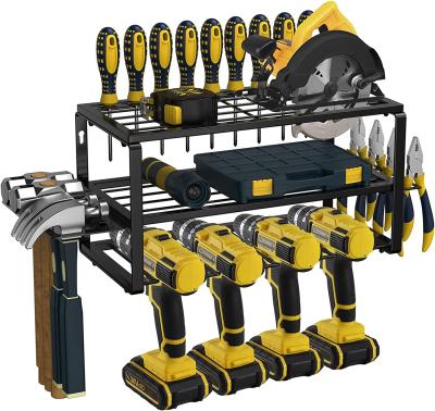 China Wall Mount Electrician Tool Rack for Cordless Drill Classification Non-folding Rack for sale