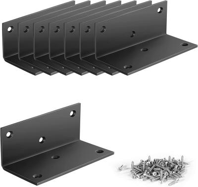 China 3 mm Espessura L Bracket Ângulo Bracket Ferro Ângulo Direito Metal Bracket com hardware incluído à venda