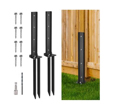 China Fence Post Anchor Kit, Heavy Duty Steel Fence Post Repair Stakes, Fence Post Anchor Ground Spike for sale