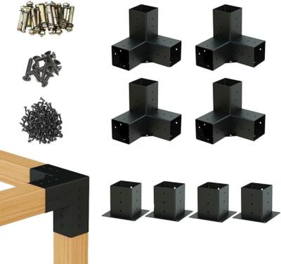 China Pulverbeschichtete Holzarbeiten Pergola Bracket Hardware Kits für Pavillons und Patio Pergolas zu verkaufen