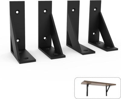 China Steel Support Bracket for Wall Mounting Standard Metal Fabrication Angle Bracket for sale