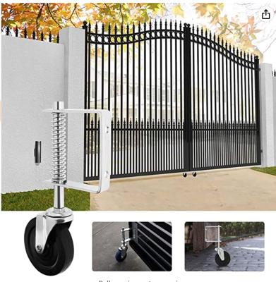 China 8inch Heavy Duty Sliding Spring Gate Wheel for Garden and Fence Gate Easy to Install for sale