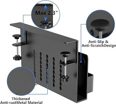 China Laptop Storage Rack Stand-Up Desktop Drawer without Drilling Office Supplies Accessory for sale