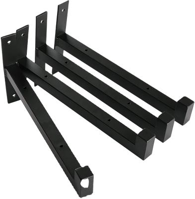 China Powder Coated Heavy Duty Rustic Shelf Brackets Decorative Shelving Shelf Supports for Sturdy Shelves for sale