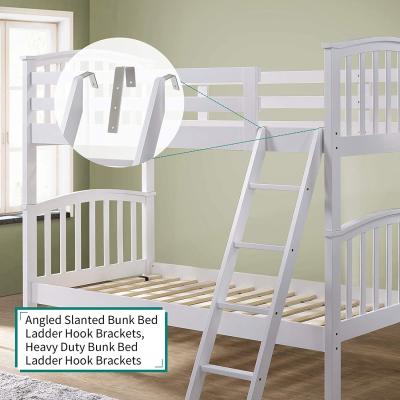 China Single-Side Bracket Structure Bed Ladder Hook Brackets for Heavy Duty Metal Bunk Bed for sale