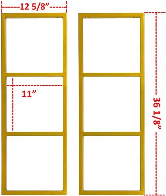 China 5mm Thickness Steel Q235 Ladder Style Ceiling Mounted Floating Shelf Brackets for sale